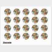 Cezanne - Een Hoektafel Ronde Sticker (Vel)