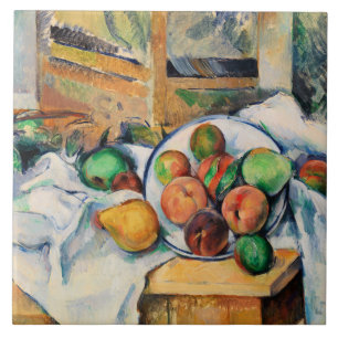 Cezanne - Een hoektafel Tegeltje