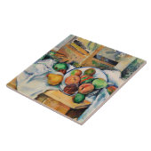 Cezanne - Een hoektafel Tegeltje (Zijkant)