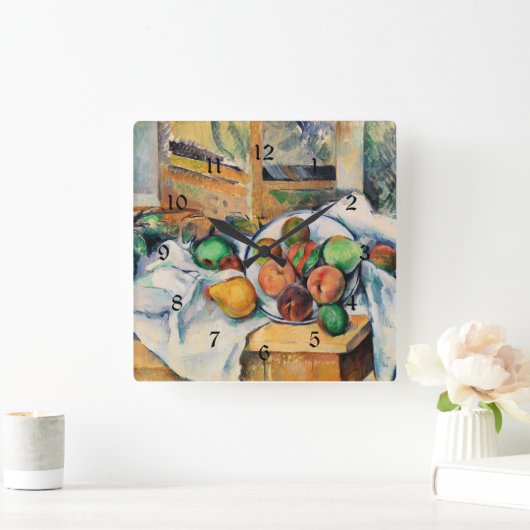 Cezanne - Een hoektafel Vierkante Klok (Huis)