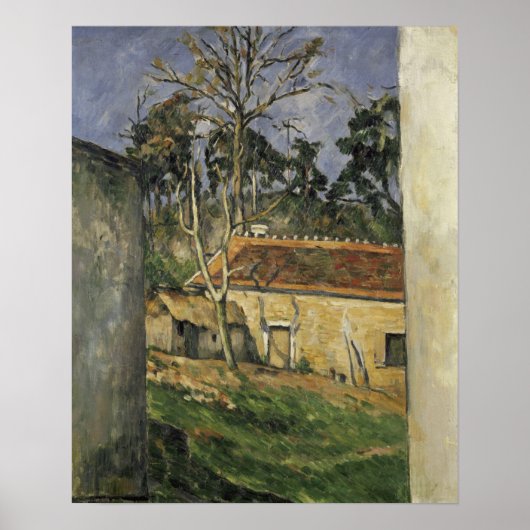 Cézanne - Farmyard Poster (Voorkant)