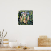 Cézanne - Four Bathers 1880 Poster (Keuken)