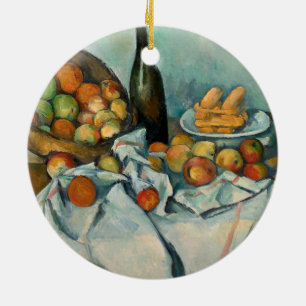 Cezanne Friut Apple Impressionist Painting Keramisch Ornament
