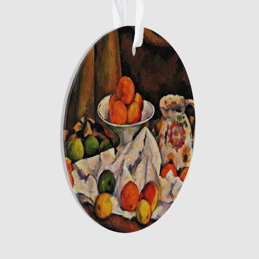 Cezanne - Fruit Bowl, kan en fruit Ornament (voorkant)