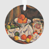 Cezanne - Fruit Bowl, kan en fruit Ornament (achterkant)