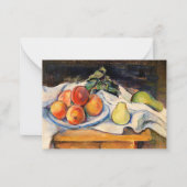 Cezanne - Fruit op tafel Notitiekaartje (Voorkant)