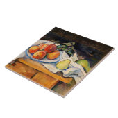 Cezanne - Fruit op tafel Tegeltje (Zijkant)