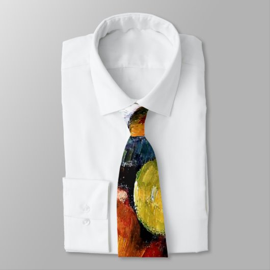 Cezanne - Fruitschaal, Glas, Appels Stropdas (Gebonden)