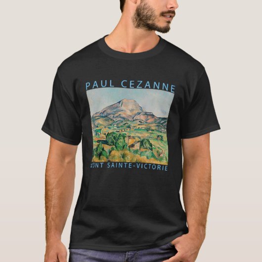 Cezanne Funny T Art Impressionism Painting Men Wom T-shirt (Voorkant)