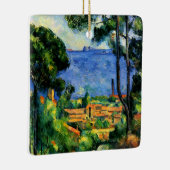 Cezanne - Gezicht op l'Estaque, Keramisch Ornament (Rechts)