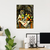 Cezanne - Ginger Jar en Fruit Poster (Thuiskantoor)