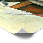 Cézanne - Ginger Pot met Pomegranaat en peren Poster (Hoek)