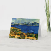 Cezanne - Golf van Marseille gezien vanaf L'Estaqu Kaart (Voorkant)