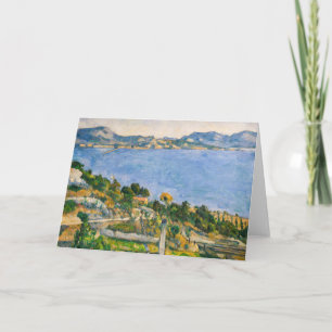 Cezanne - Golf van Marseille gezien vanuit L'Estaq Kaart