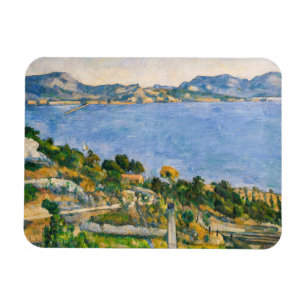 Cezanne - Golf van Marseille gezien vanuit L'Estaq Magneet