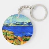 Cezanne - Golf van Marseille gezien vanuit L'Estaq Sleutelhanger (Achterkant)