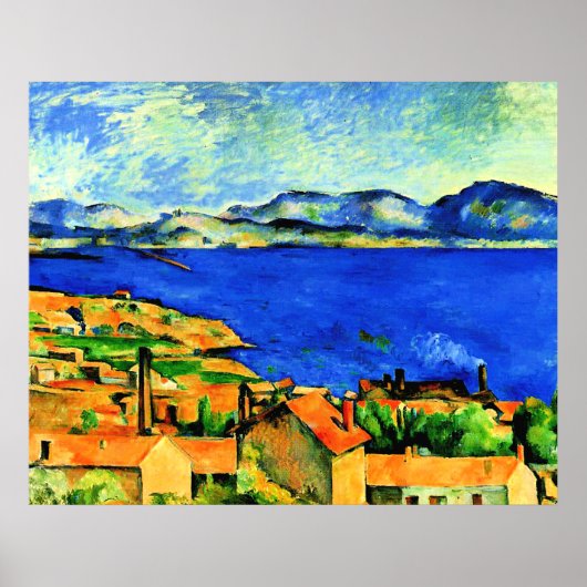 Cezanne - Golf van Marseille, Poster (Voorkant)