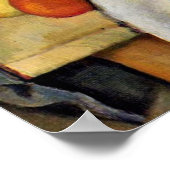 Cezanne - Gordijn, kan en fruit Poster (Hoek)