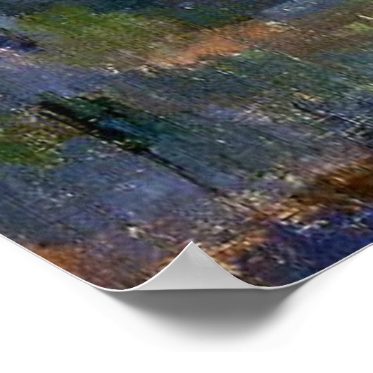 Cezanne - Grote Pijn en Rode Aarde Poster (Hoek)