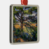 Cezanne - Grote Pine en Rode Aarde, Metalen Ornament (Rechts)