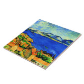 Cezanne - Gulf of Marseille Tegeltje (Zijkant)