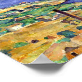 Cezanne Gulf van Marseille Seen uit L'Estaque Poster (Hoek)