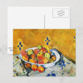 Cezanne - Het Bord appels Briefkaart (Voorkant / Achterkant)