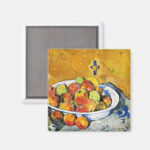 Cezanne - Het Bord appels Magneet (Voorkant / Achterkant)