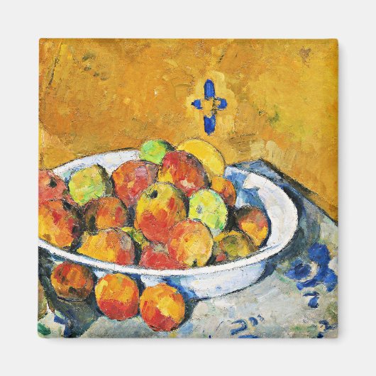 Cezanne - Het Bord appels Magneet (Voorkant)