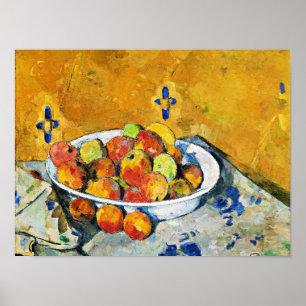 Cezanne - Het Bord appels Poster
