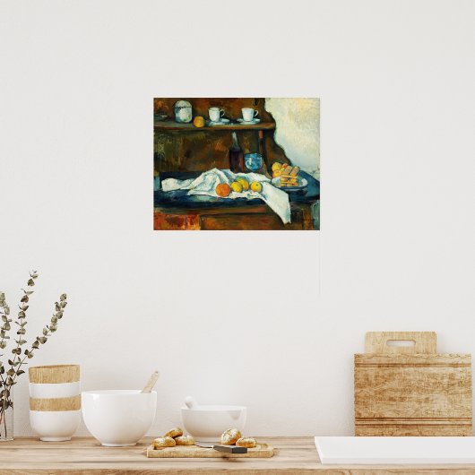 Cézanne - Het Buffet Poster (Keuken)