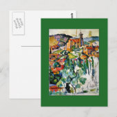 Cezanne - Het dorp Gardanne Briefkaart (Voorkant / Achterkant)