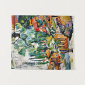 Cezanne - Het dorp Gardanne Wandkleed (Voorkant (horizontaal))