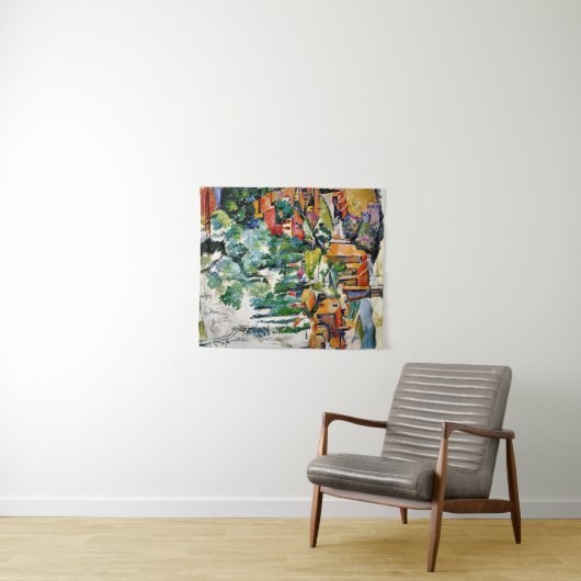 Cezanne - Het dorp Gardanne Wandkleed (In Situ (horizontaal))