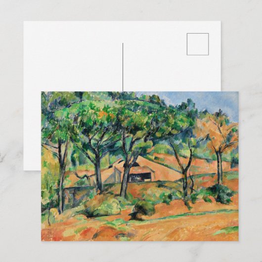 Cezanne - Het huis in de Provence Briefkaart (Voorkant / Achterkant)