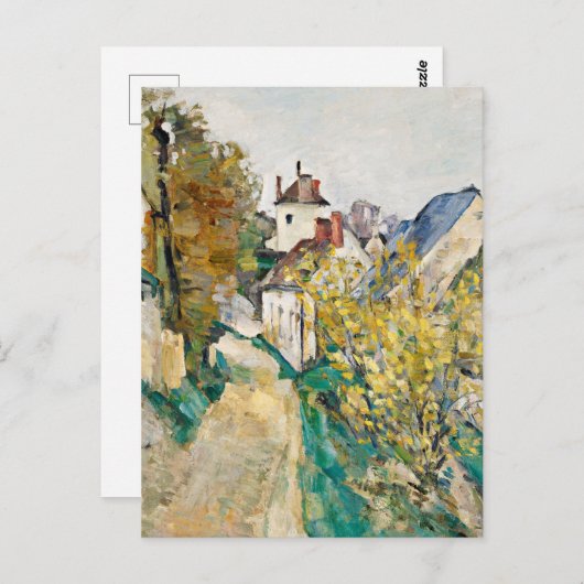 Cezanne, Het huis van Dr. Gachet, Auvers-sur-Oise, Briefkaart (Voorkant / Achterkant)