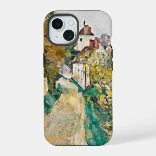 Cezanne, Het huis van Dr. Gachet, Auvers-sur-Oise, iPhone 15 Case (Achterkant)