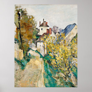 Cezanne, Het huis van Dr. Gachet, Auvers-sur-Oise, Poster