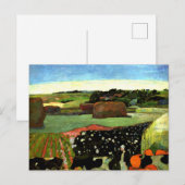 Cezanne - Hooibergen in Bretagne Briefkaart (Voorkant / Achterkant)