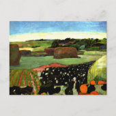 Cezanne - Hooibergen in Bretagne Briefkaart (Voorkant)