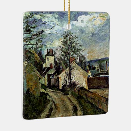 Cezanne - House of Dr. Gachet in Auvers, Keramisch Ornament (Rechts)