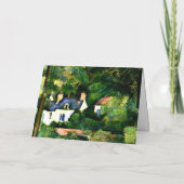 Cezanne - Houses in de Greenery-1881, Kaart (Achterkant)