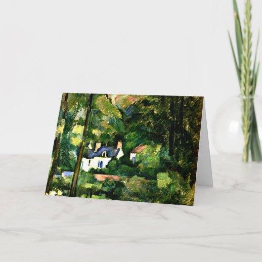 Cezanne - Houses in de Greenery-1881, Kaart (Voorkant)