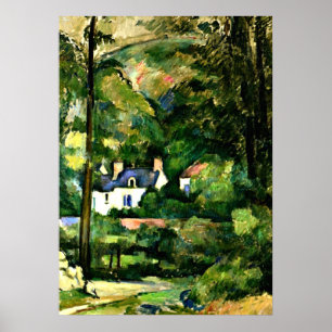 Cezanne - Houses in Griekenland 1881 Poster