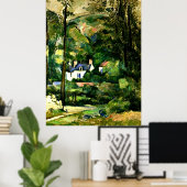 Cezanne - Houses in Griekenland 1881 Poster (Thuiskantoor)