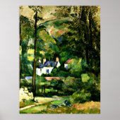 Cezanne - Houses in Griekenland 1881 Poster (Voorkant)