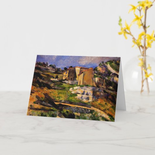 Cezanne - Houses in Provence Kaart (Gele Bloem)