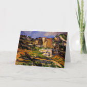 Cezanne - Houses in Provence Kaart (Voorkant)