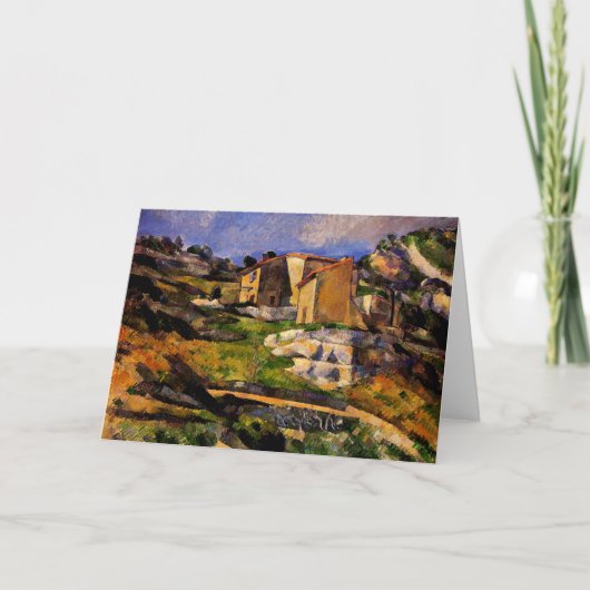 Cezanne - Houses in Provence Kaart (Voorkant)