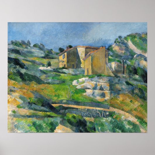 Cézanne - Houses In Provence Poster (Voorkant)